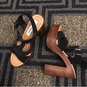 Steve Madden Wood Chunky Heels (SOLD OUT)